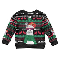 Llama Funny Kid Ugly Christmas Sweater Llama Christmas DT04 - Wonder Print Shop