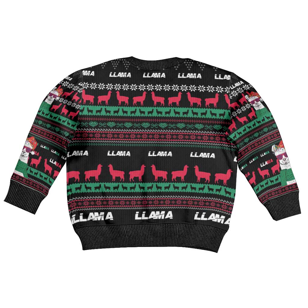 Llama Funny Kid Ugly Christmas Sweater Llama Christmas DT04 - Wonder Print Shop