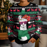 Llama Funny Kid Ugly Christmas Sweater Llama Christmas DT04 - Wonder Print Shop
