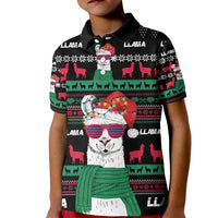 Llama Funny Kid Polo Shirt Llama Christmas DT04 - Wonder Print Shop