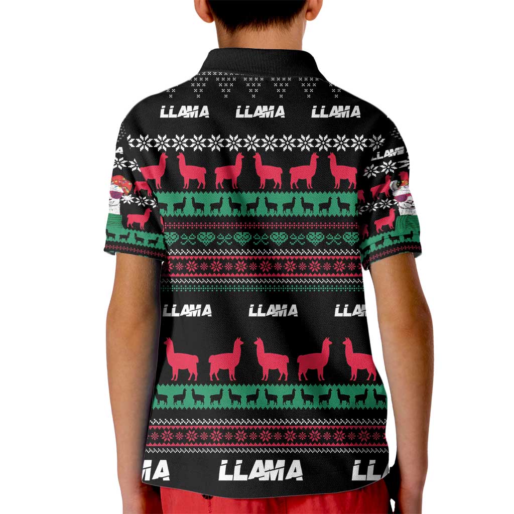 Llama Funny Kid Polo Shirt Llama Christmas DT04 - Wonder Print Shop