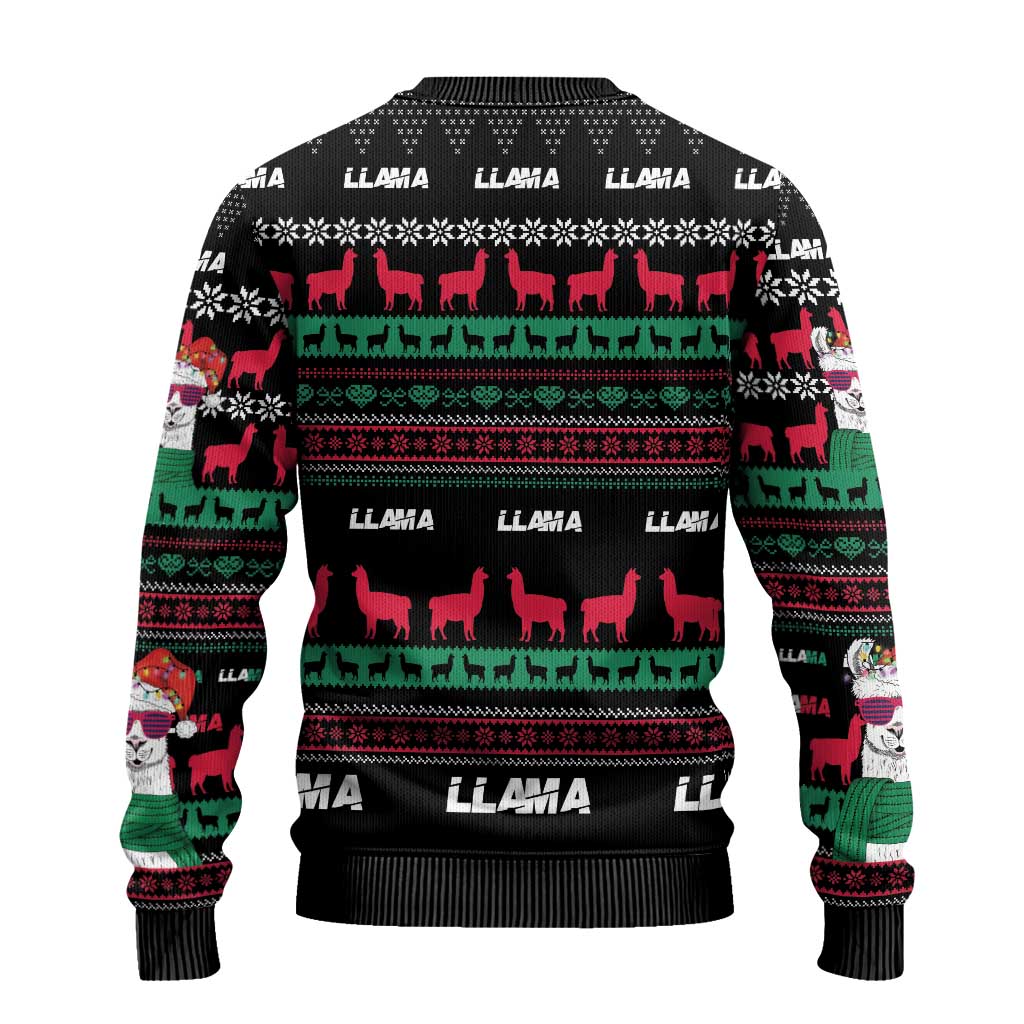 Llama Funny Ugly Christmas Sweater Llama Christmas DT04 - Wonder Print Shop