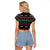 Llama Funny Raglan Cropped T Shirt Llama Christmas DT04 - Wonder Print Shop