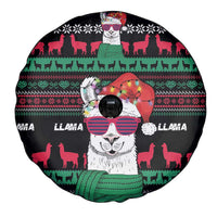 Llama Funny Spare Tire Cover Llama Christmas DT04 - Wonder Print Shop