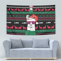 Llama Funny Tapestry Llama Christmas DT04 - Wonder Print Shop