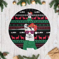 Llama Funny Tree Skirt Llama Christmas DT04 - Wonder Print Shop