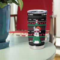 Llama Funny Tumbler Cup Llama Christmas DT04 - Wonder Print Shop