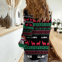 Llama Funny Women Casual Shirt Llama Christmas DT04 - Wonder Print Shop