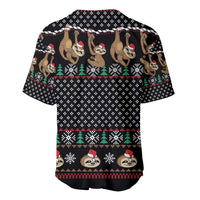 Merry Slothmas Baseball Jersey Cute Sloth Christmas DT04 - Wonder Print Shop