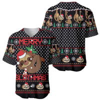 Merry Slothmas Baseball Jersey Cute Sloth Christmas DT04 - Wonder Print Shop
