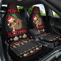 Merry Slothmas Car Seat Cover Cute Sloth Christmas DT04 - Wonder Print Shop