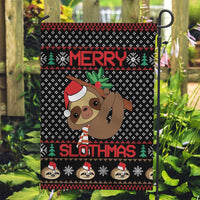 Merry Slothmas Garden Flag Cute Sloth Christmas DT04 - Wonder Print Shop