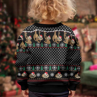 Merry Slothmas Kid Ugly Christmas Sweater Cute Sloth Christmas DT04 - Wonder Print Shop
