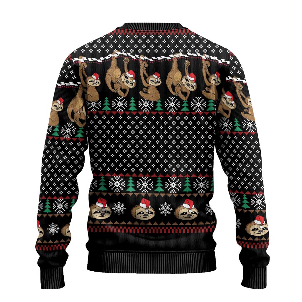 Merry Slothmas Ugly Christmas Sweater Cute Sloth Christmas DT04 - Wonder Print Shop