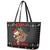 Merry Slothmas Leather Tote Bag Cute Sloth Christmas DT04 - Wonder Print Shop