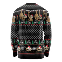 Merry Slothmas Long Sleeve Shirt Cute Sloth Christmas DT04 - Wonder Print Shop