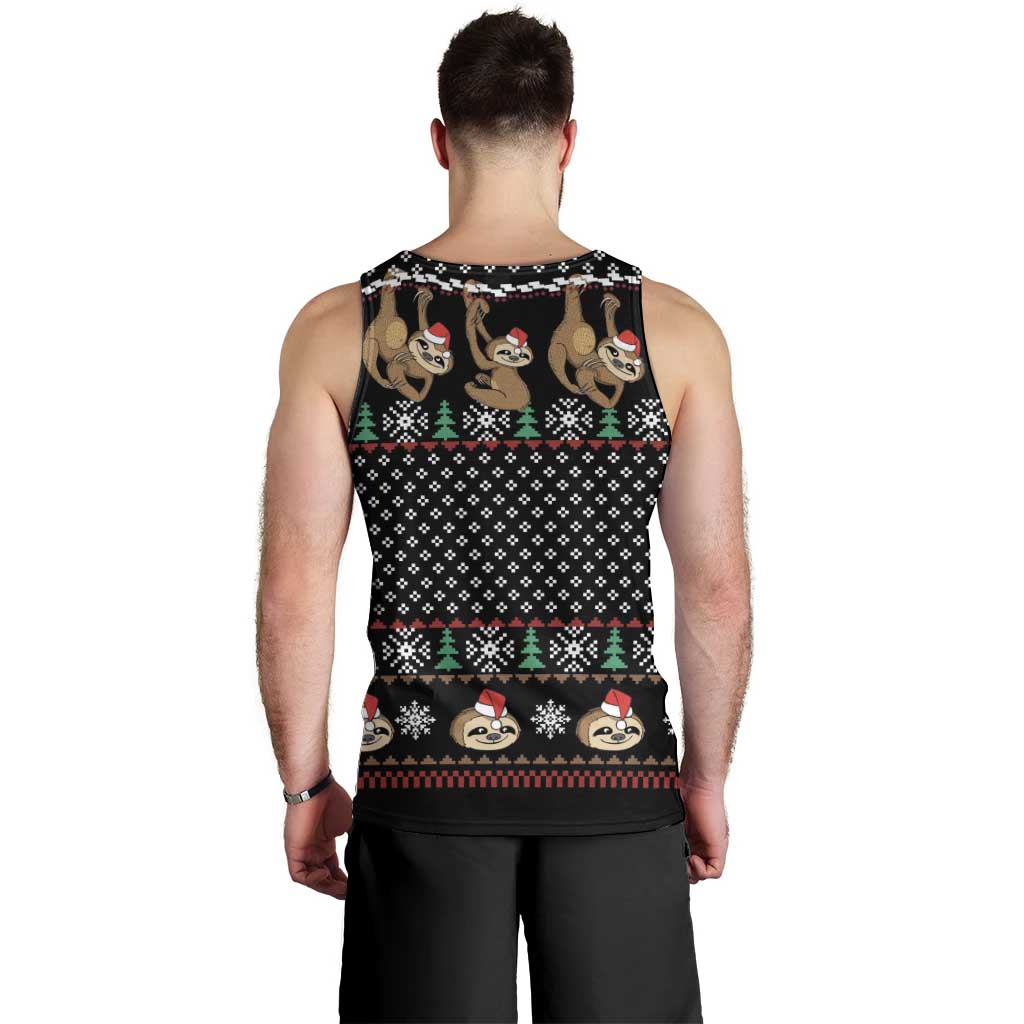 Merry Slothmas Men Tank Top Cute Sloth Christmas DT04 - Wonder Print Shop