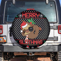 Merry Slothmas Spare Tire Cover Cute Sloth Christmas DT04 - Wonder Print Shop