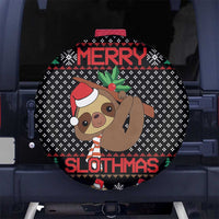 Merry Slothmas Spare Tire Cover Cute Sloth Christmas DT04 - Wonder Print Shop