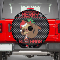 Merry Slothmas Spare Tire Cover Cute Sloth Christmas DT04 - Wonder Print Shop