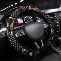 Merry Slothmas Steering Wheel Cover Cute Sloth Christmas DT04 - Wonder Print Shop