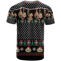 Merry Slothmas T Shirt Cute Sloth Christmas DT04 - Wonder Print Shop