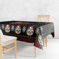 Merry Slothmas Tablecloth Cute Sloth Christmas DT04 - Wonder Print Shop