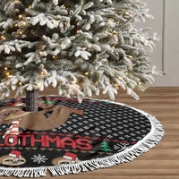 Merry Slothmas Tree Skirt Cute Sloth Christmas DT04 - Wonder Print Shop