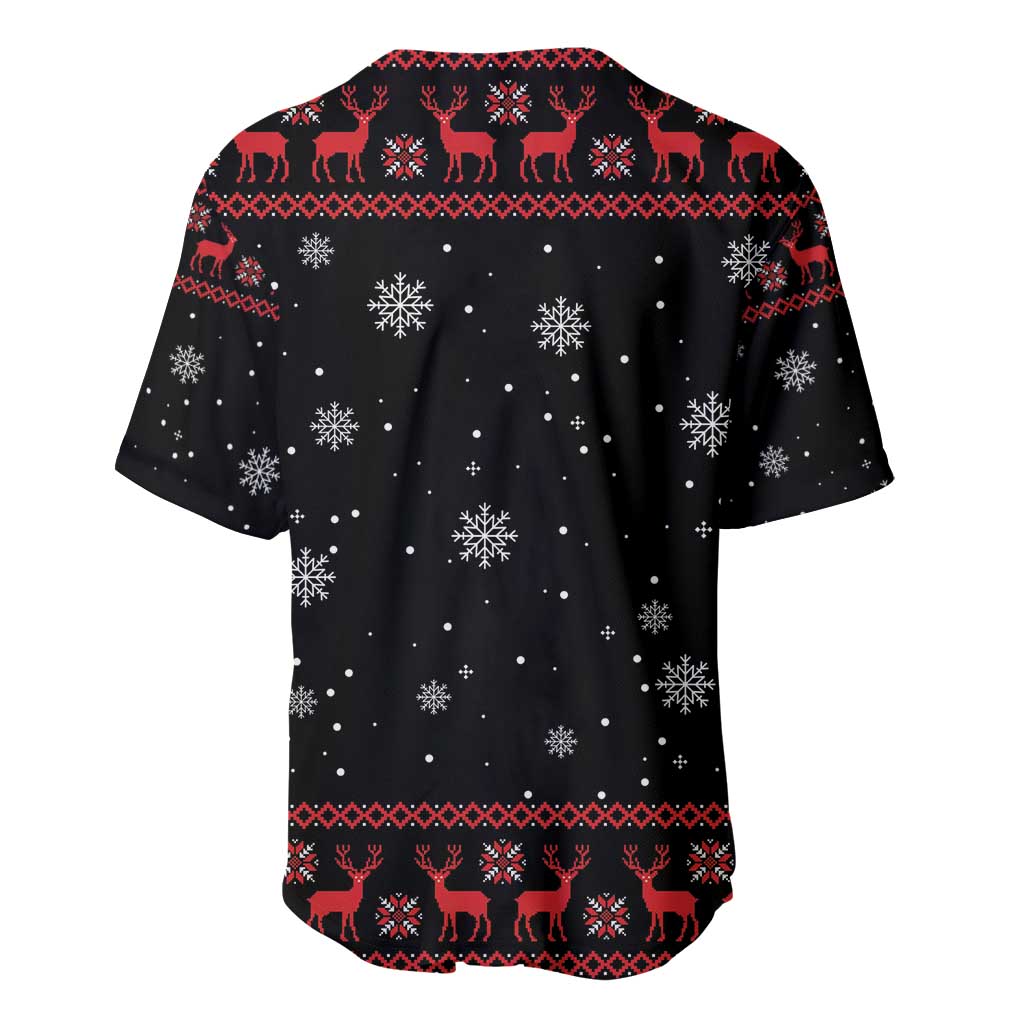 Magical Christmas Baseball Jersey Owl Book Xmas DT04 - Wonder Print Shop