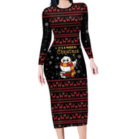 Magical Christmas Family Matching Long Sleeve Bodycon Dress and Hawaiian Shirt Owl Book Xmas DT04 - Wonder Print Shop