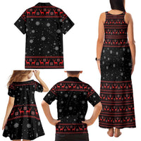 Magical Christmas Family Matching Tank Maxi Dress and Hawaiian Shirt Owl Book Xmas DT04 - Wonder Print Shop