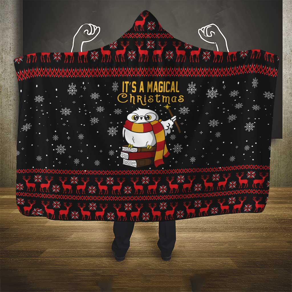 Magical Christmas Hooded Blanket Owl Book Xmas