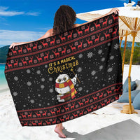 Magical Christmas Sarong Owl Book Xmas DT04 - Wonder Print Shop