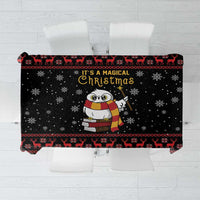 Magical Christmas Tablecloth Owl Book Xmas DT04 - Wonder Print Shop