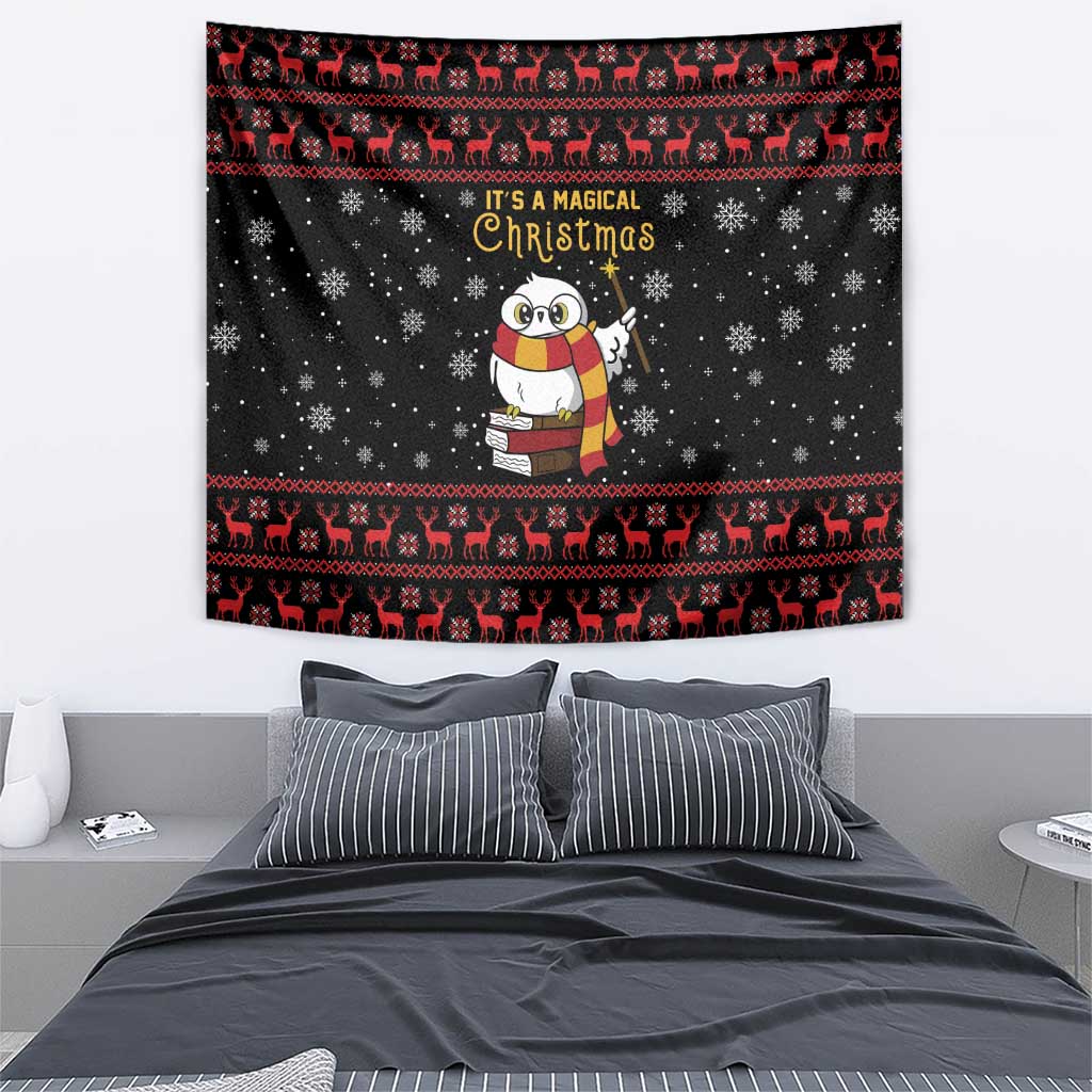 Magical Christmas Tapestry Owl Book Xmas DT04 - Wonder Print Shop