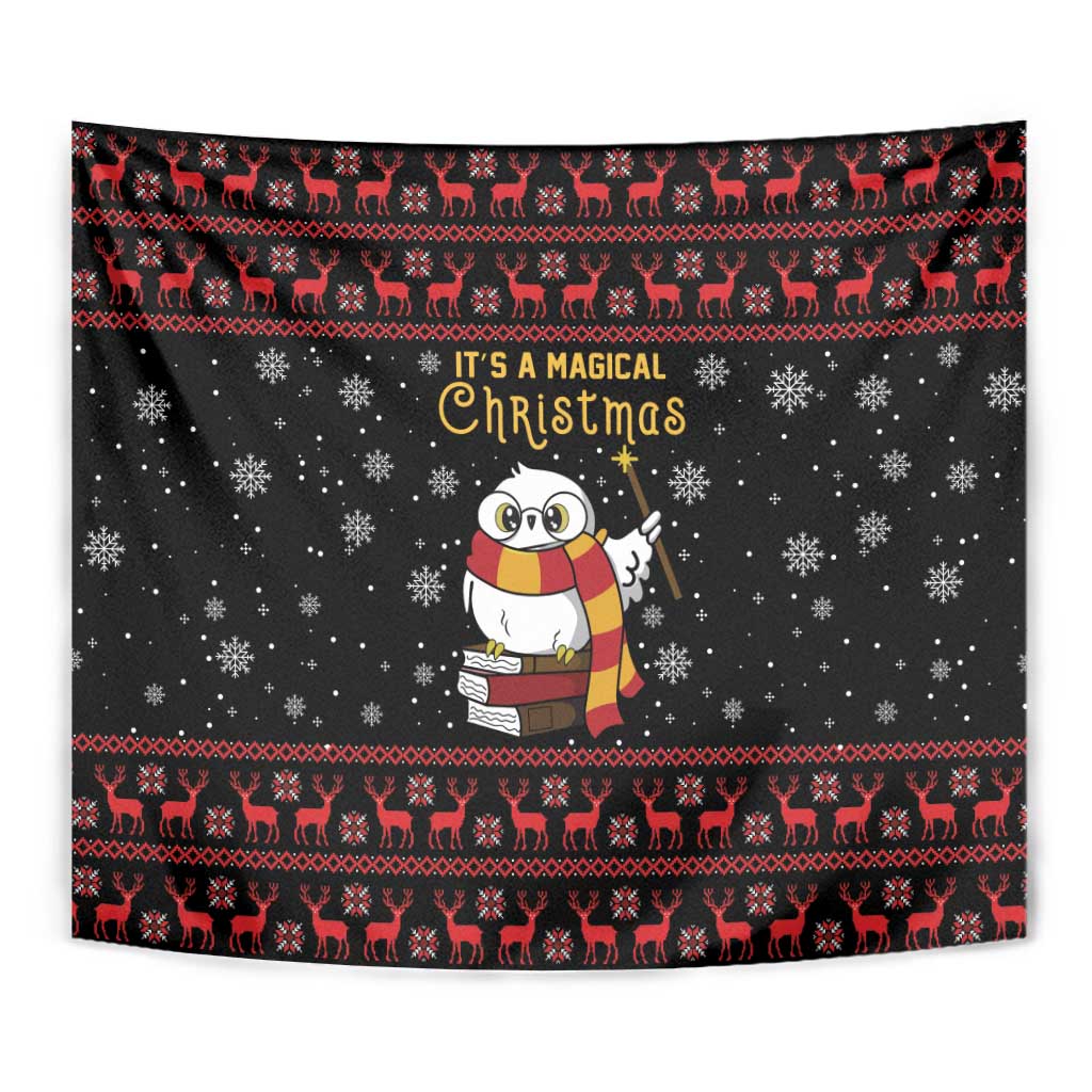 Magical Christmas Tapestry Owl Book Xmas DT04 - Wonder Print Shop
