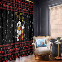 Magical Christmas Window Curtain Owl Book Xmas DT04 - Wonder Print Shop