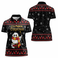 Magical Christmas Women Polo Shirt Owl Book Xmas DT04 - Wonder Print Shop