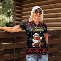 Magical Christmas Women Polo Shirt Owl Book Xmas DT04 - Wonder Print Shop
