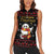 Magical Christmas Women Sleeveless Polo Shirt Owl Book Xmas DT04 - Wonder Print Shop