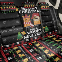 Meowy Christmas And Woofy New Year Back Car Seat Cover DT04 - Wonder Print Shop