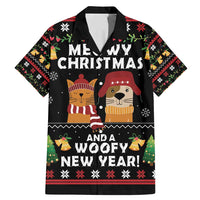 Meowy Christmas And Woofy New Year Family Matching Mermaid Dress and Hawaiian Shirt DT04 - Wonder Print Shop