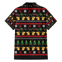 Meowy Christmas And Woofy New Year Family Matching Off Shoulder Short Dress and Hawaiian Shirt DT04 - Wonder Print Shop