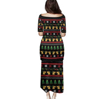 Meowy Christmas And Woofy New Year Family Matching Puletasi and Hawaiian Shirt DT04 - Wonder Print Shop