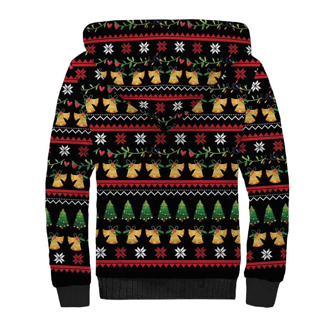 Meowy Christmas And Woofy New Year Sherpa Hoodie DT04 - Wonder Print Shop