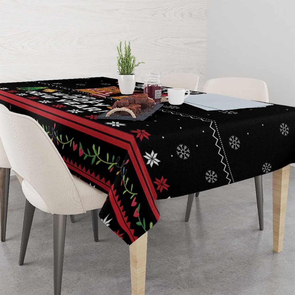 Meowy Christmas And Woofy New Year Tablecloth DT04 - Wonder Print Shop