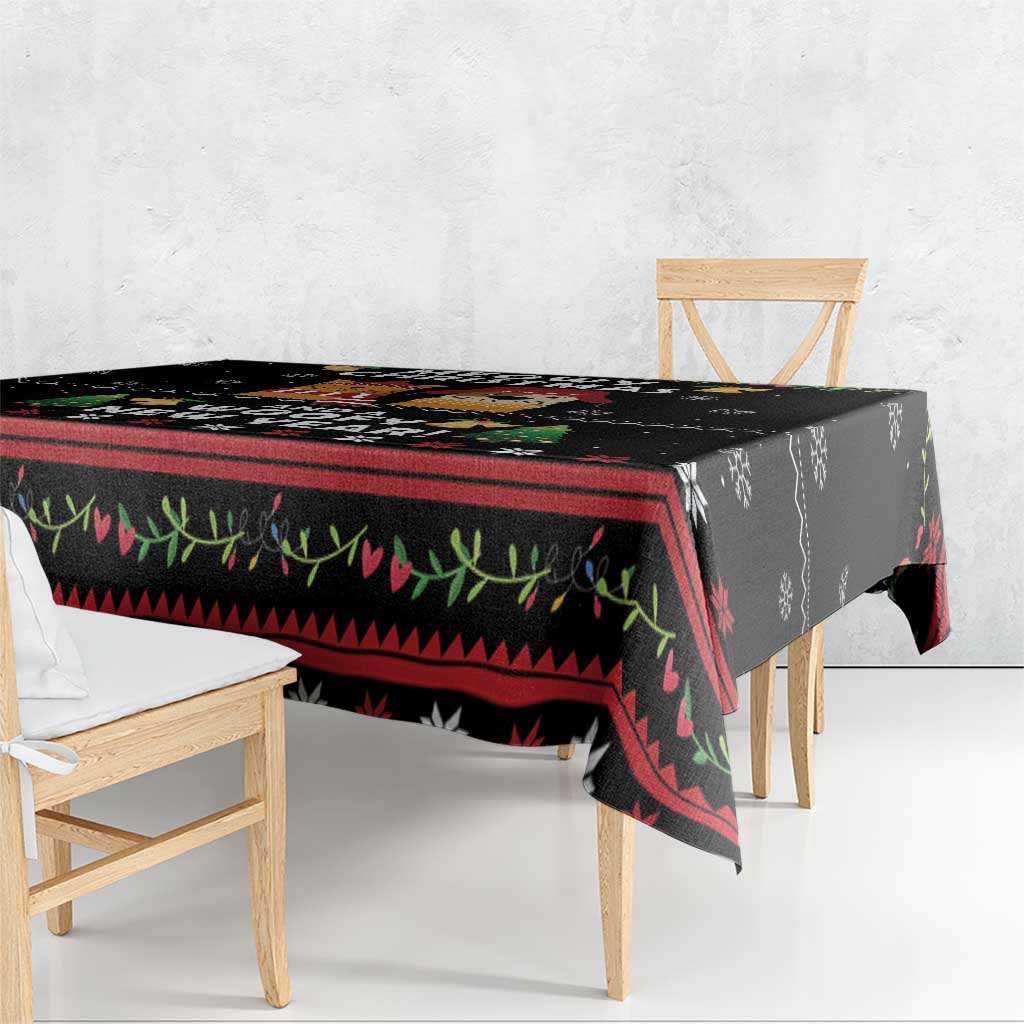 Meowy Christmas And Woofy New Year Tablecloth DT04 - Wonder Print Shop