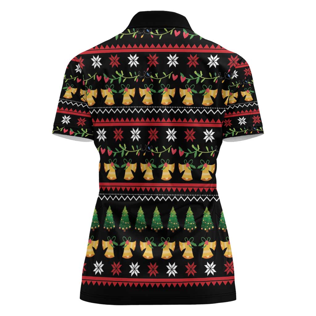 Meowy Christmas And Woofy New Year Women Polo Shirt DT04 - Wonder Print Shop