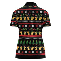 Meowy Christmas And Woofy New Year Women Polo Shirt DT04 - Wonder Print Shop