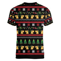 Meowy Christmas And Woofy New Year Women V-Neck T-Shirt DT04 - Wonder Print Shop